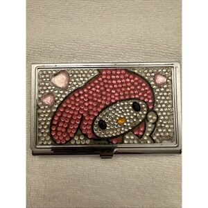 Hello Kitty business card holder, hard to find.  Larded Sanrio 76 12 Flaws